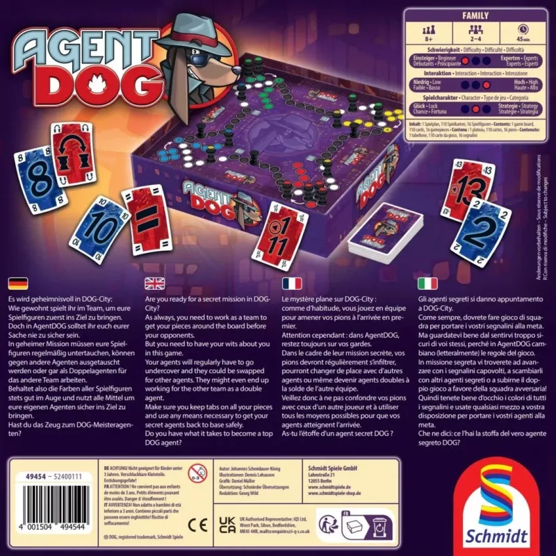 Agent DOG, bordspel