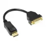 Good Connections adapterkabel DisplayPort 1.2 stekker naar DVI-I 24+5 bus - zwart - 0,2 m