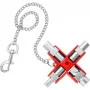 Knipex 00 11 06 universele sleutel voor schakelkasten