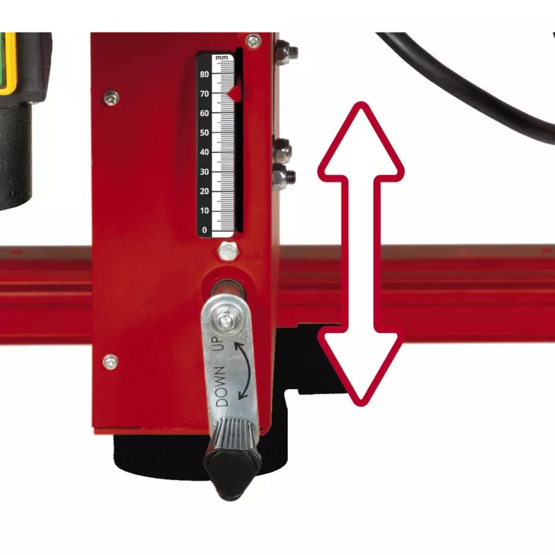 Einhell TE-TS 315 U 4340557 tafelcirkelzaag, 2200 W, 315 mm zaagblad, 85 mm zaagdiepte, rood/zwart