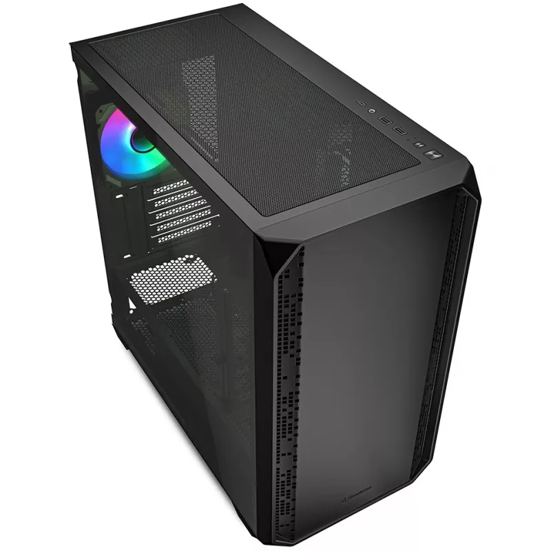 Sharkoon MK2 RGB micro tower zwart