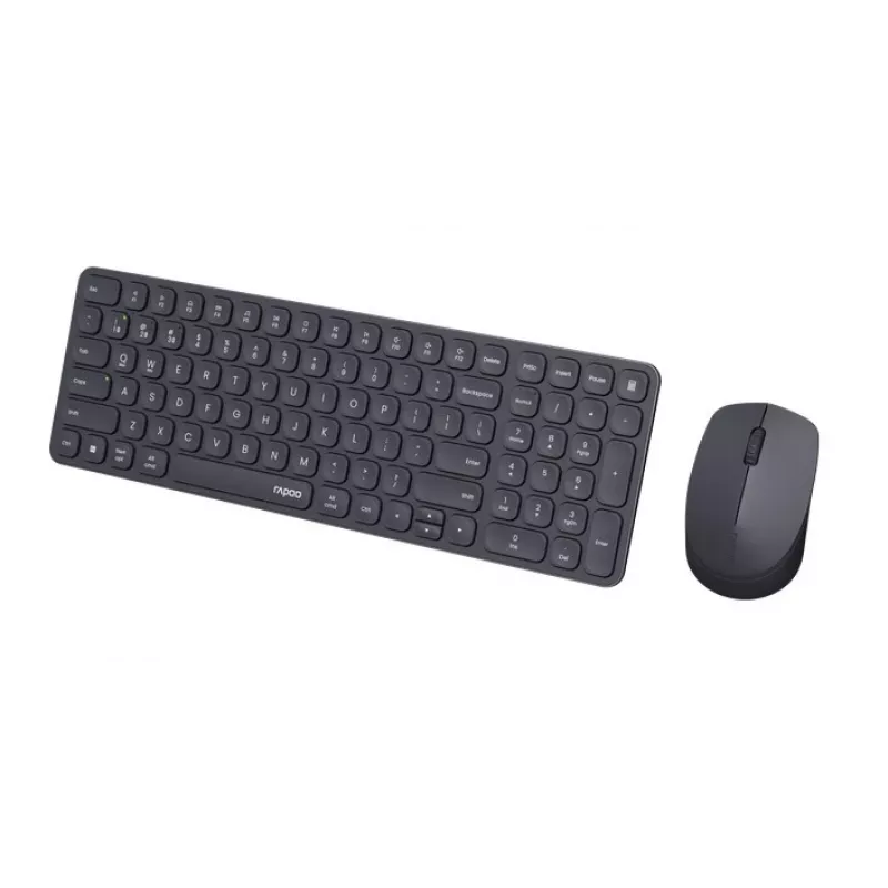 Rapoo 9310M Draadloze multi-mode toetsenbord-en-muisset, zwart
