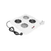 ROLINE 19 inch inductieventilatorunit 26.21.0076, grijs, 2 ventilatoren