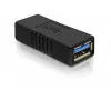 DELOCK USB 3.0-A adapter USB-A naar USB-A zwart, USB 3.0 gegevensoverdracht