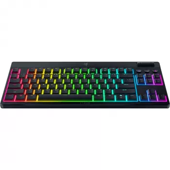 BlackWidow V4 Low-Profile TKL HyperSpeed, Gaming-toetsenbord Zwart, DE-layout, Razer Low-Profile Orange