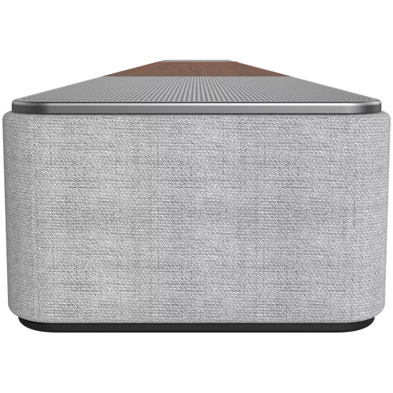 Soundbar-luidspreker KLIPSCH 1073541 — 3.1.2 kanalen, 100 W RMS, ingebouwde subwoofer, grijs/walnoot