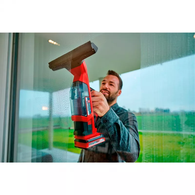 Einhell BRILLIANTO raamzuiger 0,3 L zwart, rood