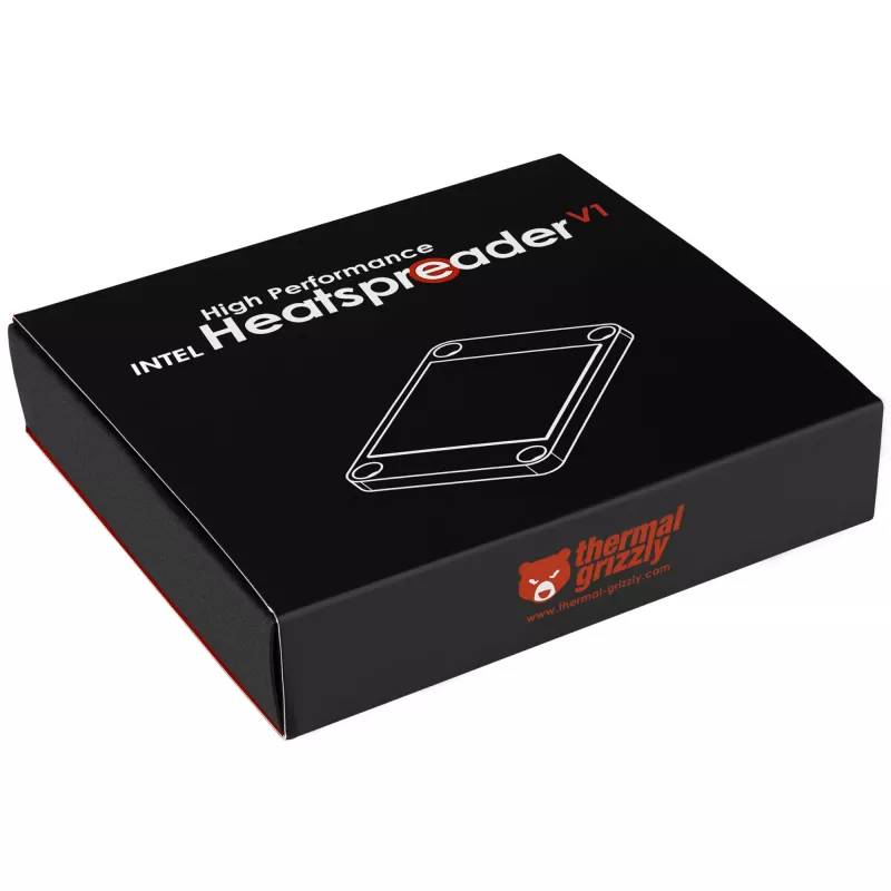 Thermal Grizzly warmteverdeler Intel High Performance Heatspreader V1 – metalen warmte-interface voor CPU-koeling