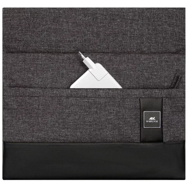 Hoes Rivacase 8802 laptoptas 33,8 cm (13,3 inch) zwart grijs