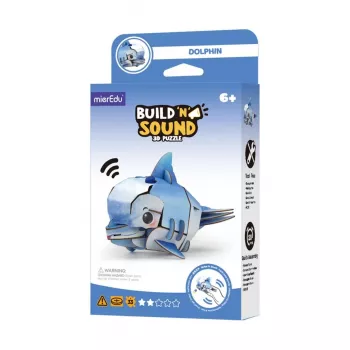 MierEdu bouwen en luisteren 3D-puzzel - dolfijn