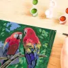 Ravensburger schilderen op nummer - kleurrijke papegaaien