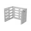 Wandmontage 19 inch rack LANBERG 8U, diepte 497×400/240 mm, grijs