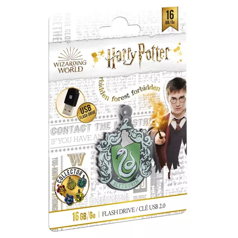 USB-stick Emtec Harry Potter Collector Slytherin 16 GB USB Type-A 2.0 zwart