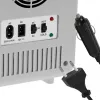 Minikoelkast Adler AD 8084G — compact grijs 12V/230V, 4 L inhoud, draagbaar, deur rechtsdraaiend