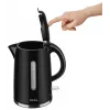 Amica KF1002 waterkoker, 1,7 L, zwart