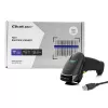 Qoltec 50853 handheld laser-barcodescanner 1D/2D, bedraad USB, 1,65 m kabel, 97x65x167 mm, 105 g, zwart