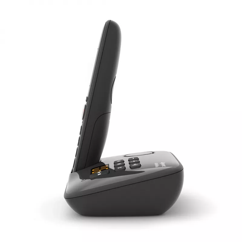 Gigaset AS690A analoge/DECT-telefoon nummerherkenning zwart