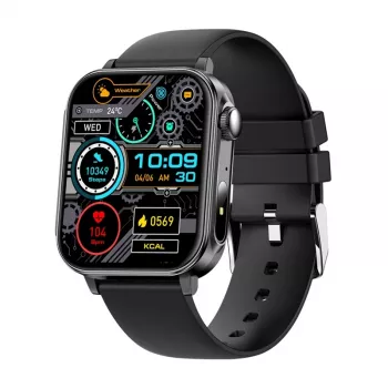 Smartwatch Colmi P80 zwart – pols-wearable, kleurendisplay, gezondheids- en activiteitstracking