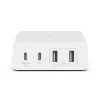 Oplader voor binnen Belkin WCH010VFWH 2 m kabel 2 USB Type-C aansluitingen wit
