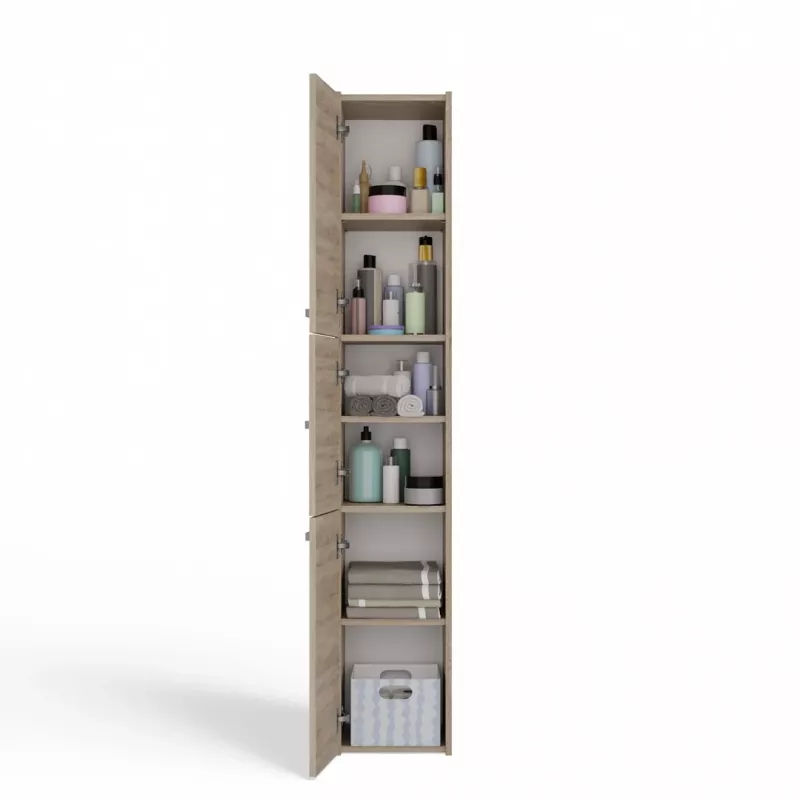 Topeshop S33 SONOMA badkameropbergkast eiken