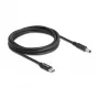 DeLOCK laptop-laadkabel USB Type-C stekker naar Dell 4.5 x 3.0 mm stekker 1,5 m 20 V