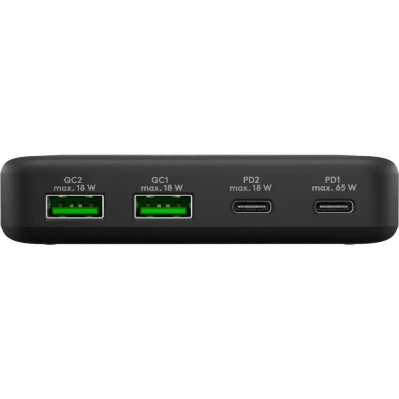 GOOBAY Multiport USB-C PD GaN tafellader 65 W, zwart