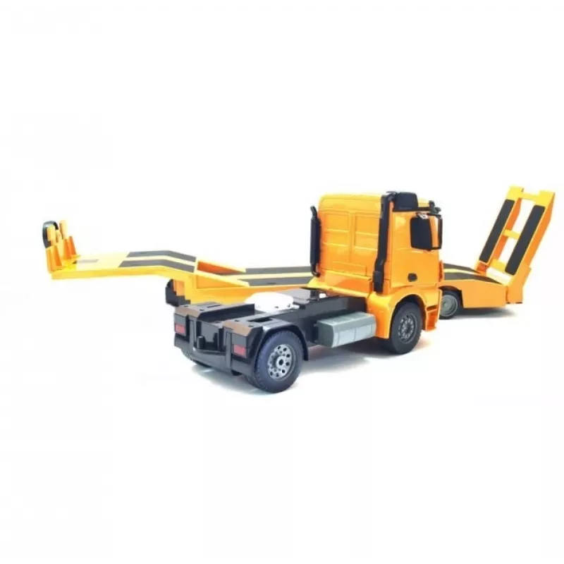 Double E 1/20 schaal kant-en-klare RC Mercedes-Benz Arocs oplegger met laadbak