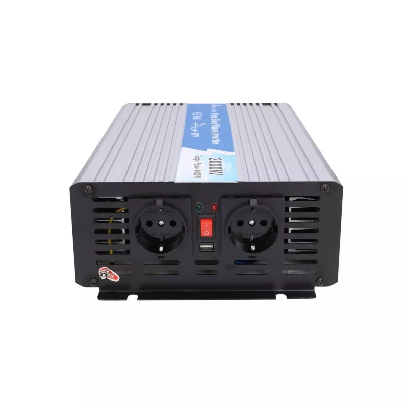 Extralink OPIP-2000W | spanningsomvormer | auto 12V, 2000W zuivere sinusgolf