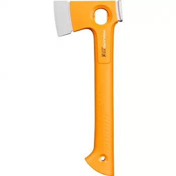 Enkele bijl Fiskars 1069101, stalen kop, 330 mm lengte, oranje