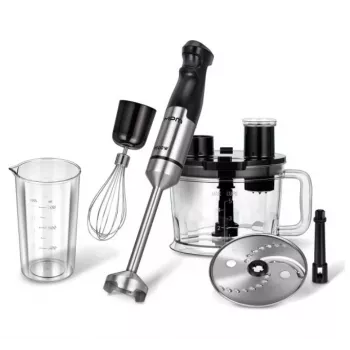 Mixer-set MPM MBL-39M, zwart — staafmixer met accessoires