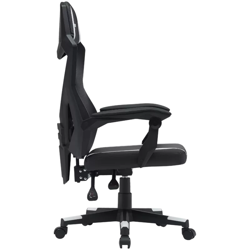 CANYON gamingstoel Flow MCH01 mesh zwart wit