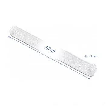 Gevlochten slang DeLOCK 20819 10 m x 19 mm wit