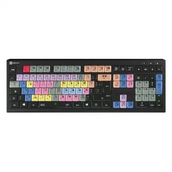 Logickeyboard LKB-EDIUS-A2PC-FR toetsenbord universeel USB AZERTY Frans zwart