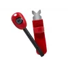Overlevingskompas BCB CN340 — compact kompas met lichtgevende wijzerplaat, kunststof greep, 110 mm, 47 g, rood