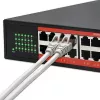 Netwerkswitch QOLTEC Gigabit Ethernet PoE 24xRJ45 2xSFP
