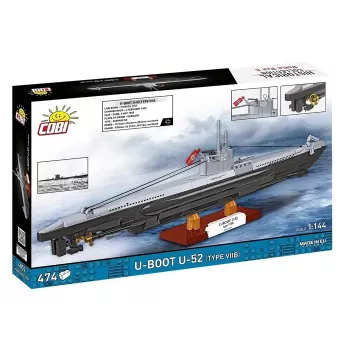 Bouwset Cobi U-boot U-52 – modelbouwset met 474 onderdelen