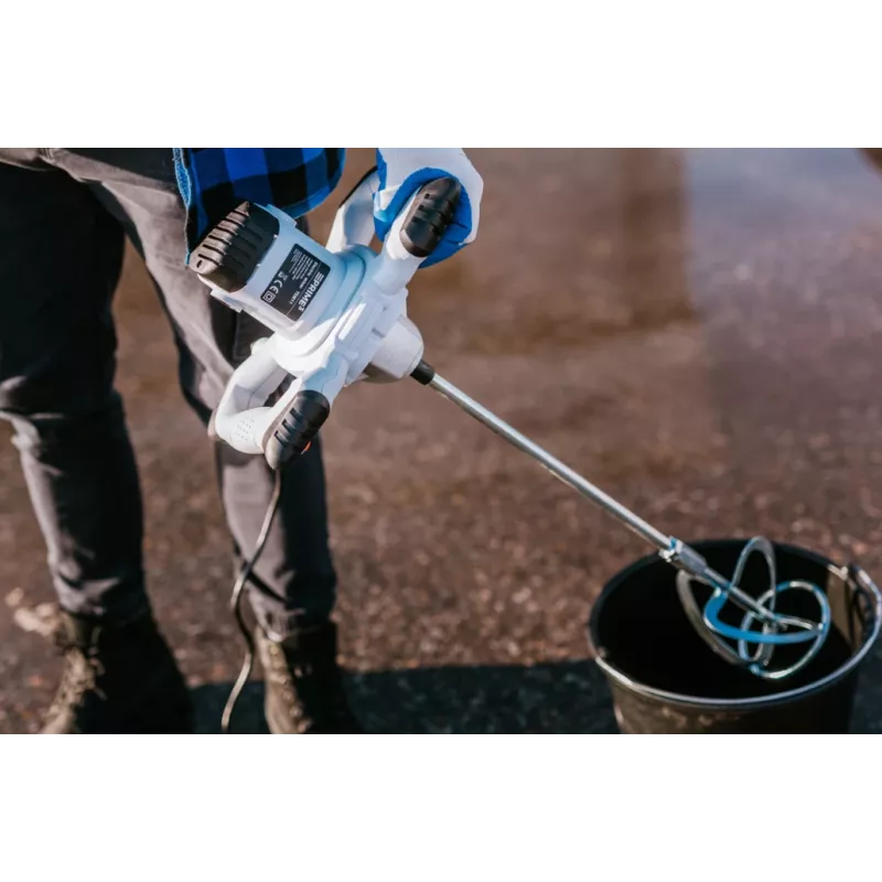 Verf- en mortelmixer PRIME3 TEM11 – handzaam reparatie-menggereedschap