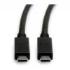 USB-kabel ROLINE 11.02.9057 USB 3.2 Gen 2 1m USB C zwart