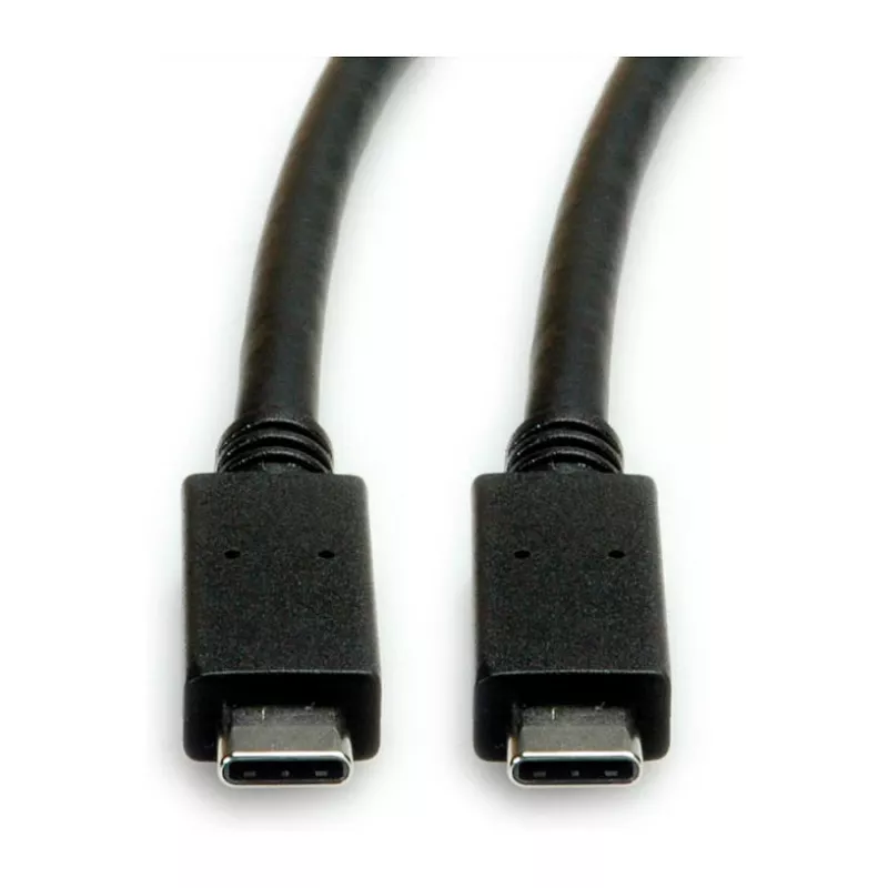 USB-kabel ROLINE 11.02.9057 USB 3.2 Gen 2 1m USB C zwart
