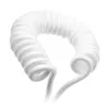 Spiralkabel USB Ducky White Edition DACOC2-WHT1, afneembaar, wit spiraaldesign