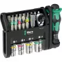 Tool-Check Modular 1, bitset zwart/groen, 21-delig, incl. 1/4 bit-ratel