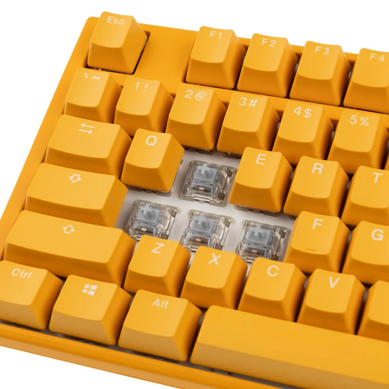 Ducky One 3 TKL toetsenbord gaming USB QWERTY Engels geel
