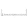 Maclean kabelorganizer onder het bureau, max. belasting 5 kg, max. 728 mm, wit, MC-103 W
