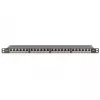 Patchpanel Digitus CAT 6 Class E High Density afgeschermd zwart