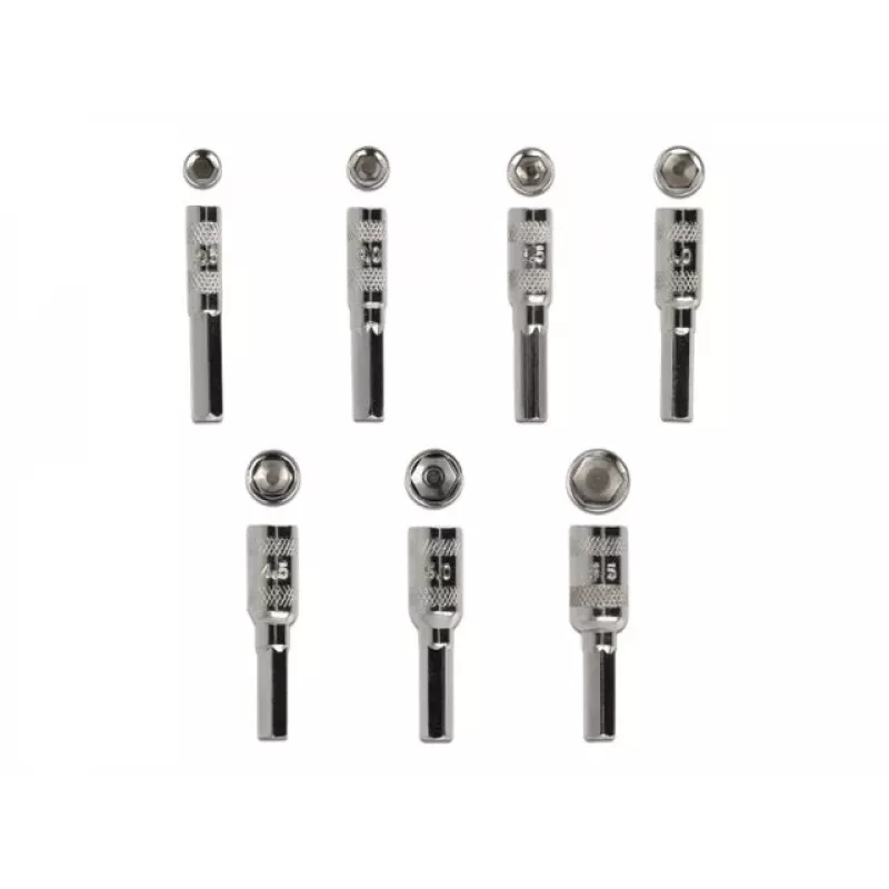 Schroevendraaier-set DeLOCK 90551 8-delig buitenzeskant holschacht 2,5 - 5,5 mm