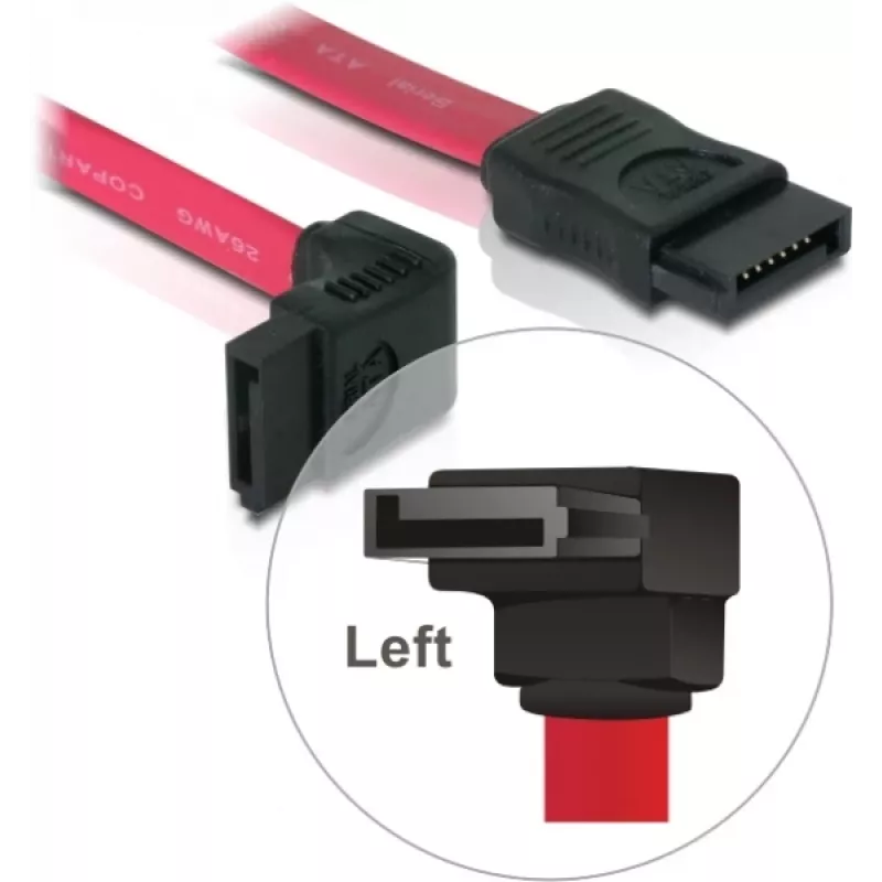 SATA-kabel DeLOCK 84354 0,22 m rood