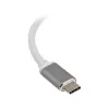 SilverStone SST-EP08C - USB 3.1 Type-C-adapter naar HDMI/USB Type-C/USB Type-A - zilver