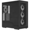 Computerbehuizing AEROCOOL D520A midi-tower ATX Tempered Glass RGB — zwart