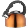 Waterkoker LAMART LT7003 2L rvs theeketel met fluit, kunststof handgreep en deksel, Ø18 cm