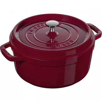 Ronde gietijzeren cocotte Staub La Cocotte 3,85 L, bordeaux